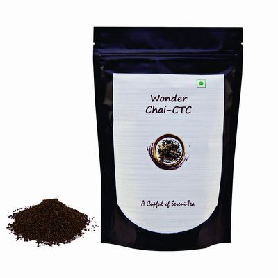 Camellia Twigs Premium CTC Tea | Kadak Chai leaves| Single Estate Halmari Broken Orange Pekoe Black Tea | Doodh wali chai | 250 gm | 130 cups | 8.8 Oz