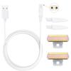 Women's Electric Razor Replacement Head and Trimmer USB Charging Cable Compatible with Finishing Touch Flawless Body Rechargeable Ladies Shaver with 2 Cleaning Brushes view 1