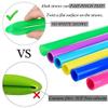 Ali Shipping Food Grade Silicone Straws (4pcs) Food Grade Silicone Straws for Drinking- Eco-Friendly view 3