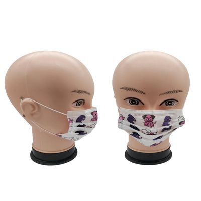 C-Cure Meltblown Fabric Kids 3 Ply Disposable Face Mask with Nose Clip for Boys & Girls, Suitable for Children Aged 5 to 12 Years (Multicolor, Pack of 200) for Unisex