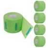 Disposable Neck Strips 5 Rolls, Ooloveminso Barber Stretchy Paper Neck Band Hairdressing Accessory for Salon Haircut Styling 500 Strips (Green) view 1