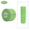 Disposable Neck Strips 5 Rolls, Ooloveminso Barber Stretchy Paper Neck Band Hairdressing Accessory for Salon Haircut Styling 500 Strips (Green) view 2