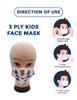 C-Cure Meltblown Fabric Kids 3 Ply Disposable Face Mask with Nose Clip for Boys & Girls, Suitable for Children Aged 5 to 12 Years (Multicolor, Pack of 50) for Unisex view 4