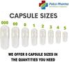 Patco Pharma - Size 0 Red Empty Gelatin Pill Capsule - Gluten Free/Halal Certified | DIY Powder Filling (Pack of 1000) view 4