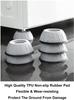 Eopzo Washing Machine Support, Noise Reducing and Anti Slip Anti Vibration Rubber Washing Machine Feet Pads, Anti-Walk Dryer Washer Vibration Pads view 4