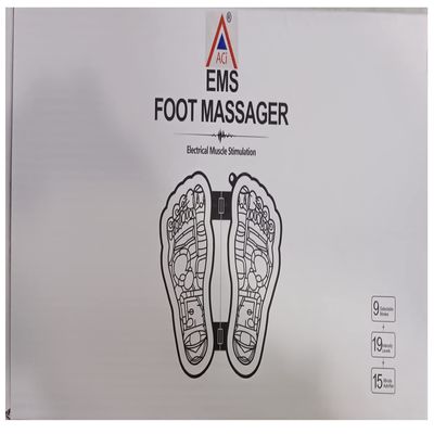 ACi Acupressure Electric EMS Foot Massager Foot Muscle Stimulator Massager Wireless Low Frequency Feet Physiotherapy ABS Stimulator Massage Mat
