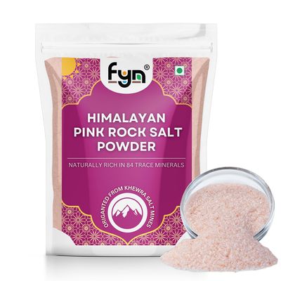 FYN Pink Himalayan Rock Salt Powder Coarse (10 kg) - Unrefined & Source of 84 Trace Minerals
