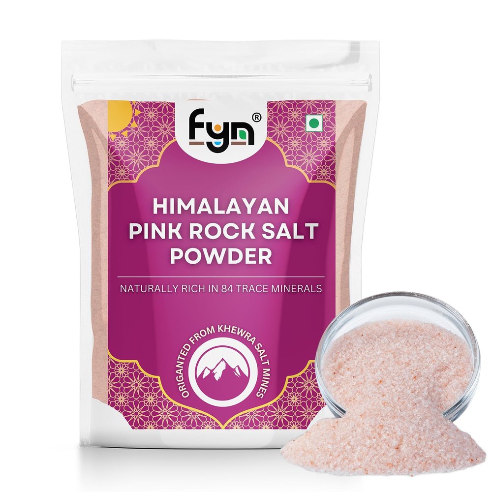 FYN Pink Himalayan Rock Salt Powder Coarse (10 kg) - Unrefined & Source of 84 Trace Minerals