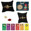 BOGATCHI Rakhi with Sweets, Rakhi for brother with sweets, Rakhi with sweets for brother, Rakhi for brother with gift sweets, Kaju Katli + Rakhi Set of 2 +Roli Chawal+ Rakhi Story Card |KAJURKHI-2-58 view 1