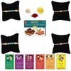 BOGATCHI Rakhi Gift for Brother|Rakhi with Chocoates Combo|Rakhi Set with Chocolates |Rakhi Gift Combo for Brother,Choco Almonds(100g)+Rakhi(4) +Roli Chawal+ Rakhi Card +Gold Coin|ChAlmd048 view 1