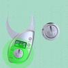 1PC Digital Body Fat Caliper Fitness Body Fat Caliper Fat Measuring Tool with Clear Display Portable Fat Digital Display Caliper for Fitness Instructor Women Men Use Silver view 2