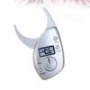 1PC Digital Body Fat Caliper Fitness Body Fat Caliper Fat Measuring Tool with Clear Display Portable Fat Digital Display Caliper for Fitness Instructor Women Men Use Silver view 3