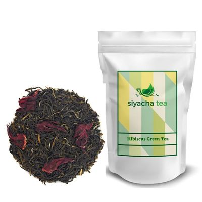 Siyacha Tea Hibiscus Green Tea|250 Grams |For Hair Regrowth and Healthy Heart, Metabolism | Made with 100% Whole Leaf, Natural Hibiscus|Detox Beverage|Makes 125 Cups (approx)