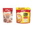 Kellogg's Crunchy Granola Chocolate & Almonds | Breakfast Cereals | Multigrain Flakes, 450g, Kellogg's Corn Flakes Original, High in Iron, High in B Group Vitamins, Breakfast Cereals, 1.2 kg Pack view 1