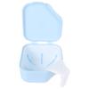HEALLILY Denture Bath Case with Strainer Basket Denture Bath Box False Teeth Storage Box Dental Retainer Container Denture Bath Cleaning Soaking Cup for Travel, Retainer Cleaning view 2