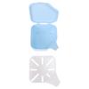 HEALLILY Denture Bath Case with Strainer Basket Denture Bath Box False Teeth Storage Box Dental Retainer Container Denture Bath Cleaning Soaking Cup for Travel, Retainer Cleaning view 3