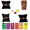 BOGATCHI rakhi for brother combo with chocolate, rakhi for brother with chocolate, rakhi with chocolates gift pack, rakhi gift for brother with chocolate, +Rakhi(3) + Rakhi Card +Gold Coin-R21Bu5 view 1