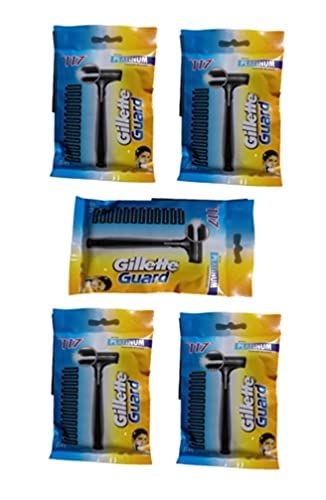 Gillette Guard One Razor & Cartridge 12 pcs in A pack (Pack of 5) by Rmr JaiHind