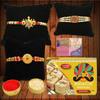 BOGATCHI Rakhi Gift for Brother|Rakhi with Sweets Combo|Rakhi Set with Sweets |Rakhi Gift Combo for Brother|Rakhi Set(Soan papdi 200g + Rakhi-3 + Roli Chawal + Rakhi Story Card|16 view 1