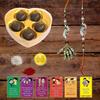 BOGATCHI Rakhi for Brother and Bhabhi with Chocolate|Rakhi for Bhai and Bhabhi|Premium Lumba Rakhi Set|Lumba Rakhi Combo|Rakhi Lumba Set of 2| Bhaiya- Bhabhi Rakhi Set with Chocolates| LUM5H-2 view 1