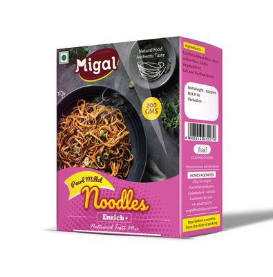 Migal Pearl Millet Noodles | Bajra Noodles | Healthy Noodles - 200g