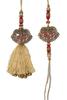 BOGATCHI Rakhi for Brother and Bhabhi with Chocolate|Rakhi for Bhai and Bhabhi|Premium Lumba Rakhi Set|Lumba Rakhi Combo| Rakhi Lumba Set of 2| Bhaiya- Bhabhi Rakhi Set with Chocolates|LUM3H00a4 view 2
