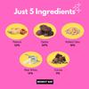 MONKEY BAR - Peanut Cocoa Protein Bars - 8 Bars, 50g each, 13g Protein, Just 5 All Natural Ingredients, Healthy & High Protein - Zero Added Sugar Chocolate Energy Bar view 2