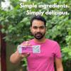 MONKEY BAR - Nuts for Peanuts Protein Bars - 8 Bars, 2 Flavours, 50g each, 12-13g Protein, 5 All Natural Ingredients, Healthy & High Protein - Zero Added Sugar Energy Bar view 4