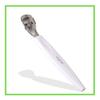TRITON Stainless Steel Foot Callus Shaver for Pedicure, Dead Skin Remover, Corn Cutter for Removing Solid n Cracked Skin, Heel Razor with Handle_White view 1