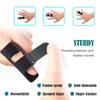 4 Pcs Trigger Finger Splints,Finger Brace,Finger Knuckle Immobilization,Broken Finger Protector, Broken Fingers Straightening,Arthritis Relief,Pain Relief,Fits Index Finger,Middle Finger,Ring Finger view 2