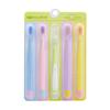 5Pcs FA ly Pack Fashion Color Toothbrushes Soft Bristles Ergono -Skidding Brush Handle Tooth Brushes 5Pcs-Layfoo view 1