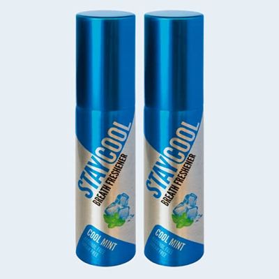 Stay Cool Breath Freshener Spray (Cool Mint, Pack of 2)