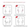 6 Pack Herbal Patches Swelling Sticker Breast Care Pads Breast Health Care (Brown) -Layfoo view 2