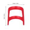 ee Beard Self Beard Tools ee Guide Template Stencil for Men's Beard Styling Use with Beard Trimmer (Red) -Layfoo view 3