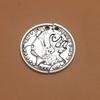 10pcs Coin Puzzle Pendants DIY Alloy Charms Jewelry Making Accessory for Necklace Earrings (Antique Silver) view 3