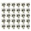 30pcs Alloy Leopard Head Beads DIY Pendants Charms Jewelry Making Accessory for Necklace Bracelet (Antique Silver) view 1