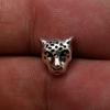 30pcs Alloy Leopard Head Beads DIY Pendants Charms Jewelry Making Accessory for Necklace Bracelet (Antique Silver) view 3