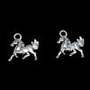 50pcs Alloy Horse Pendants DIY Chinese Zodiac Charms Jewelry Making Accessory for Necklace Bracelet view 2
