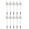 10PCS Double End Meal Memo Holder Moveable Clip Photo Display for Office Home- Thumb Up (Silver) view 1