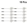 10PCS Double End Meal Memo Holder Moveable Clip Photo Display for Office Home- Thumb Up (Silver) view 2