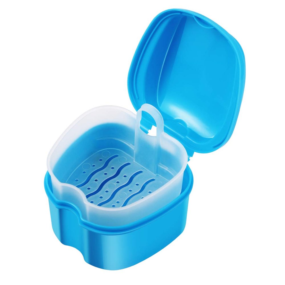 ARTIBETTER Denture Box Lightweight False Teeth Storage Case Denture Container