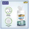 Cleno Toilet Cleaning Wet Wipes For all Toilet Areas like Toilet Commode/Toilet Seats/Flush/Knobs/Wash-basin - 50 Wipes (Ready to Use) view 3