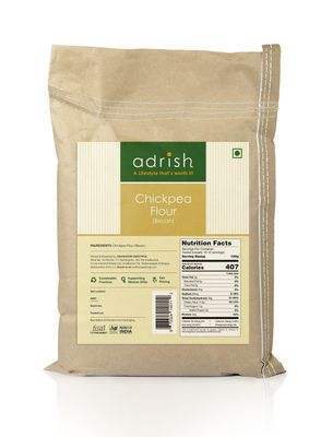 Adrish ZeroWaste Organic Besan 3 kg