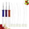 ARTIBETTER 9pcs Embroidery Punch Needle Tool Set Felting Punch Needles Embroidery Stitching Pen Threader for Poking Cross Stitch Tools view 2