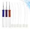 ARTIBETTER 9pcs Embroidery Punch Needle Tool Set Felting Punch Needles Embroidery Stitching Pen Threader for Poking Cross Stitch Tools view 3