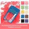 50g Waxing Bean Hair Remove Hair Removal Depilation Accessories for Salon Nostril Nasal Arm Leg Armpit Eyebrows Cleaning Daily Use(Strawberry) -Layfoo view 2