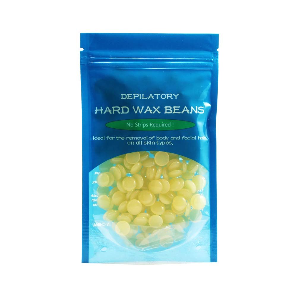 Beauty Parlor Hair Removal Beans Body Hard Wax Solid Paper-Free Depilatory Wax Bean(3) -Layfoo