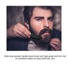 2pcs Beard Pencil Filler Kit Beard Pen and Wooden Beard Brush Moustache Filling Pen Waterproof Men Beard Makeup(Black) -Layfoo view 3