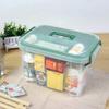 Ansawi First Aid Kit Emergency aid Box Medicine Storage Box and Medical Box Household Plastic Pill Organizer Box with Detachable Tray and Handle view 1