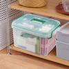 Ansawi First Aid Kit Emergency aid Box Medicine Storage Box and Medical Box Household Plastic Pill Organizer Box with Detachable Tray and Handle view 3